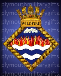HMS Wildfire Magnet